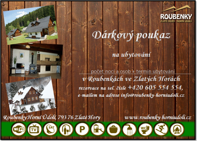 Dárkový voucher na pobyt